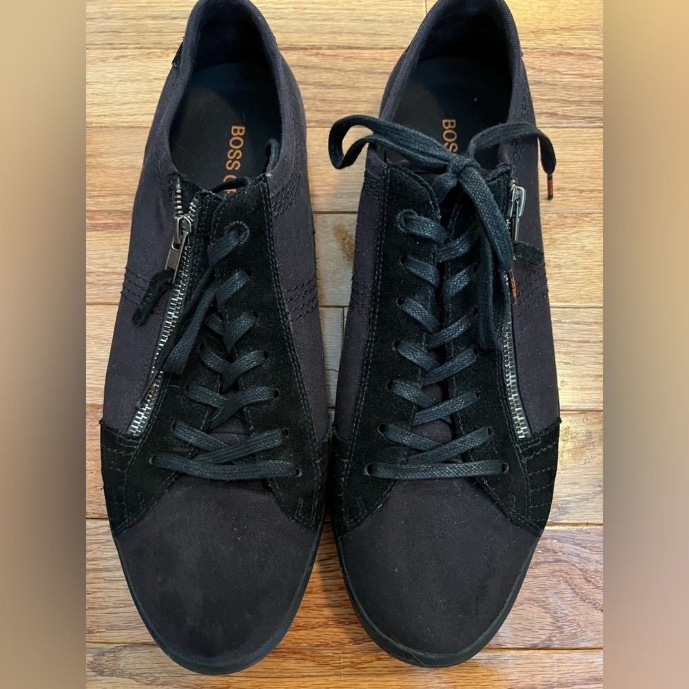Boss orange shoes. Hugo boss. Black.